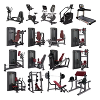 Machine à charges libre Freeman Commercial Steel Full Series (à broches/plaques) pour l'entraînement de force des jambes, du dos et des triceps (Lat Pulldown)
