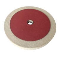 Disque de polissage en feutre de laine abrasif, grain fin, dureté moyenne, OEM