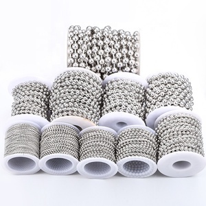 Kalung Rantai Bola Perak Emas 18k OEM Fashion dengan Liontin untuk Wanita, Aksesoris Perhiasan - Product Image 5