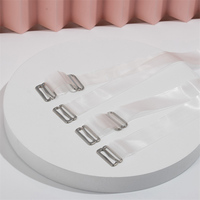 Soutien-gorge élastique Transparent en Silicone, accessoires portables réglables, pour femmes à boucle métallique, sangles, ceinture, 10 pièces