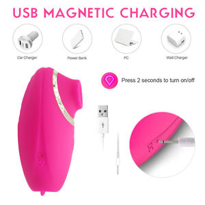 Nuevo <span class=keywords><strong>Mini</strong></span> Vibrador Sexual para Adultos, Masajeador Femenino con Modo de Succión, 10 Frecuencias, Simulación de Lengua - Product Image 3