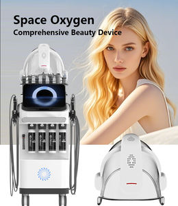 Hoogrenderend Gezichtsapparaat 90% Zuurstofconcentratie Nanokristal Chip Ems Functie Huid Scrubber Met Dermabraison - Product Image 3