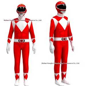 Body intero Cosplay di Halloween nuova serie di dinosauro <span class=keywords><strong>Rangers</strong></span> 25 Top in cotone transfrontaliero per spettacoli di feste - Product Image 3