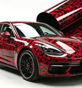 Vinilo para Envoltura de Autos en Fibra de Carbono Forjada, Acabado Brillante o Mate, Decorativo, Autoadhesivo, Impermeable, con Liberación de Burbujas, Protector de Vehículos - Product Image 2