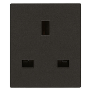 ปลั๊กไฟอังกฤษ 2P+T 13A สีดำ ขนาด 5.5x3.7x5.6 ซม. สำหรับใช้ในบ้าน - Product Image 1