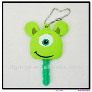 Động vật mới chó mèo chìa khóa bao gồm dễ thương Anime Silicone móc khóa phụ nữ hài hước động vật chủ chìa khóa mũ Móc Chìa Khóa trẻ em Quà tặng - Product Image 6