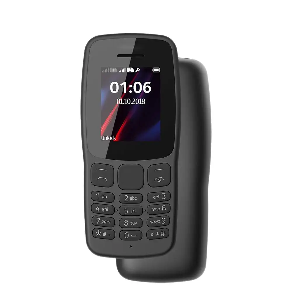 מים תכונה 4g תכונה טלפון עבור nokia 106 105 מחוספס מותאם אישית לוגו תכונה טלפון