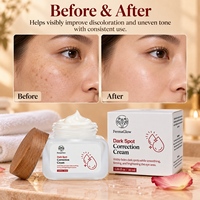 Crème Visage Éclaircissante et Unifiante au Niacinamide Fermenté, Arbutine, Acide Tranexamique et Glutathion pour Corriger les Taches Brunes