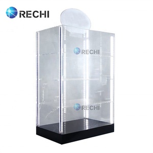 RECHI Tủ Trưng Bày Bán Lẻ Bằng Acrylic Chiếu Sáng Thiết Kế Cửa Hàng Khói Có Bảng Hiệu Logo Cho Tủ Trưng Bày Perspex Thuốc Lá - Product Image 2