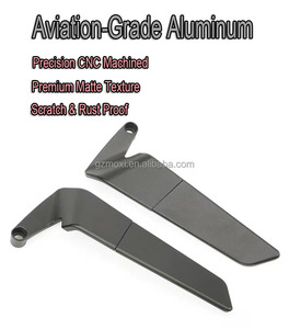 Moxi กระจกมองข้างอเนกประสงค์สำหรับรถจักรยานยนต์กระจกมองหลังมุมกว้างทำจากอะลูมิเนียมการบิน CNC สำหรับยามาฮ่าฮอนด้าคาวาซากิ - Product Image 2