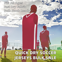 Toptan Ucuz Hızlı Kuruyan Polyester/Pamuk Futbol Giysisi Yetişkin Futbol Antrenman Yelekleri Formaları Atletler İçin Forma Yelekleri