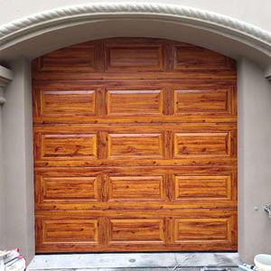 Portes de <span class=keywords><strong>garage</strong></span> à grande vitesse en aluminium à relief noir fabriquées en Chine portes de <span class=keywords><strong>garage</strong></span> sectionnelles télécommandées pour résidentiel - Product Image 2