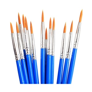 50 Pcs <span class=keywords><strong>pennelli</strong></span> artistici <span class=keywords><strong>Set</strong></span> di <span class=keywords><strong>pennelli</strong></span> piatti personalizzati per bambini artisti pittori studenti principianti - Product Image 5