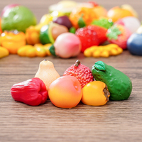 Diy Desktop Decoratieve Accessoires Mini Effen Kleur Kunstmatige Fruit Ornamenten Kinderen Live Streaming Blinde Tas Games Geschenken