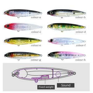 Nouvelles leurres flottantes en plastique avec paillettes 5g 8g 12g 20g, leurres crayon pour la pêche en eau salée et en eau douce, leurres durs pour la pêche - Product Image 3