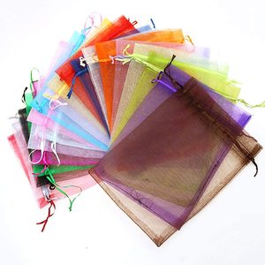 Lưới Dây Kéo Nhỏ Dây Kéo Ủng hộ Pouch Giáng Sinh Kẹo Đám Cưới Sinh Nhật Đảng Organza Túi Đồ Trang Sức Cho Quà Tặng - Product Image 3