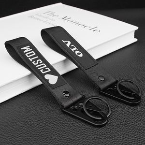 Polyester Short Wrist <b>Key</b> <b>Chain</b> Lanyards Carabiner Short Lanyard With Printing Logo Custom - Product Image 1