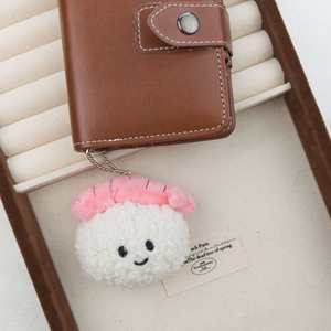 Porte-clés <span class=keywords><strong>en</strong></span> peluche <span class=keywords><strong>en</strong></span> forme de saumon, crevette douce et sushi mignon, peluches douces, porte-clés <span class=keywords><strong>en</strong></span> peluche alimentaire, mini porte-monnaie, porte-clés, portefeuille - Product Image 4