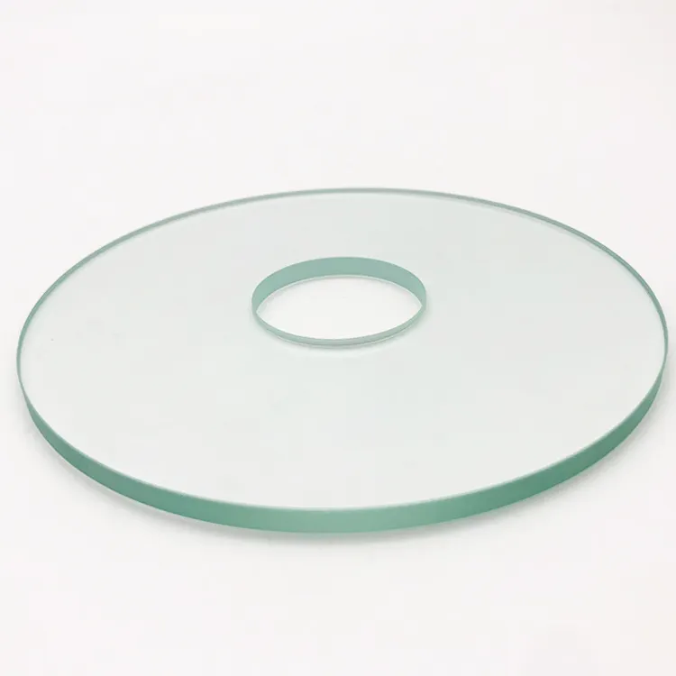 0.5mm tempered drill hole glass thin tempered glass