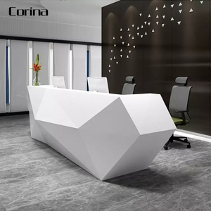 Moderno curvo blanco Recepción <span class=keywords><strong>de</strong></span> superficie sólida <span class=keywords><strong>de</strong></span> acrílico hospital mostrador <span class=keywords><strong>de</strong></span> recepción - Product Image 5