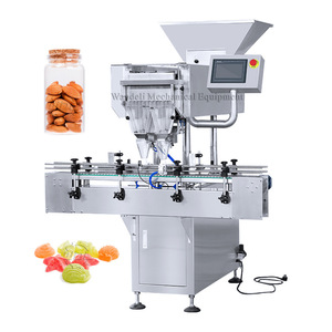 Automatic counting and packaging machine for <b>gummy</b> <b>bears</b>, tablets, and bottling equipment. - Product Image 1
