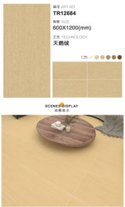 Hiện đại 60*120cm hạt gỗ gạch cho phòng ngủ phòng khách và phòng khách sạn nhà bếp & cửa hàng quần áo sàn gỗ - Product Image 2