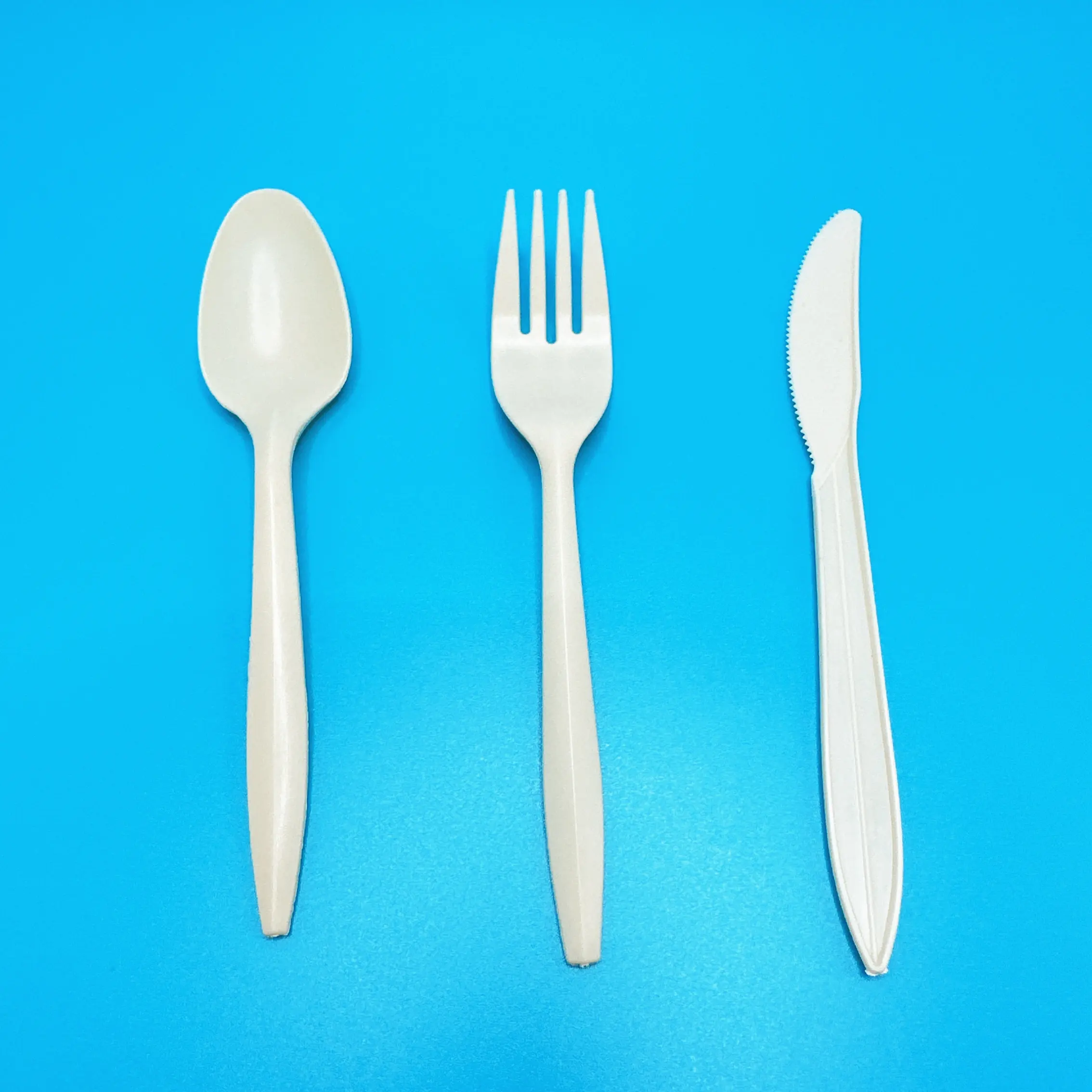 Take Out Wrapped PS Plastic Forks Spoons And Knives Disposable Plastic Cutlery Sets With Napkin Packets