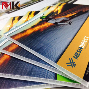 Anti-UV Kosong 18X24 Kuning PP Berongga Cetak Corflute Plastik Keamanan Lembar Cetak Tanda Halaman Kampanye dengan Bingkai H/H-stake - Product Image 2