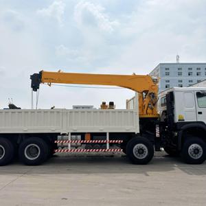 Grúa Móvil de Brazo Recto de <span class=keywords><strong>6T</strong></span> Montada en Camión, Operación Remota, Elevación de Automóviles con Gato Largo - Product Image 6