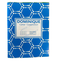 Cahiers de composition avec couverture en carton ivoire, 144 pages, format A5, lignage Seyès, reliure piquée à cheval, pour l'école et le bureau