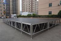 4ftX8ft 4ftX4ft Plate-forme de scène de concert d'événement en aluminium détachable portable