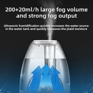 Household Electric Plastic Silent Ultrasonic <b>Humidifier</b> Aromatherapy 2.1L Capacity Portable Desktop Student Gift 1 Year - Product Image 3