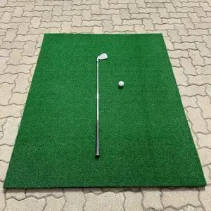 Alfombra de práctica de golf 3D al por mayor con materiales de tela elástica para una mejor experiencia de usuario