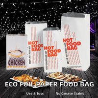 Sacs en papier kraft jetables RUNXING de qualité alimentaire avec revêtement anti-humidité et anti-graisse pour plats à emporter et barbecues