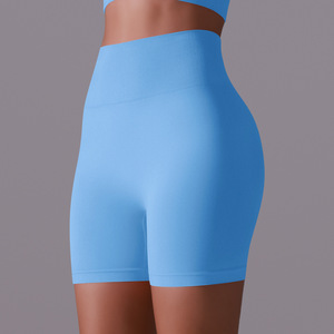 Nuovo arrivo pantaloncini <span class=keywords><strong>da</strong></span> ginnastica estivi senza cuciture per donne a vita alta <span class=keywords><strong>da</strong></span> allenamento a compressione collant <span class=keywords><strong>corti</strong></span> <span class=keywords><strong>da</strong></span> palestra fornitore di abbigliamento <span class=keywords><strong>da</strong></span> palestra - Product Image 3