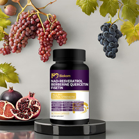 Capsules NAD + de marque privée OEM Supplément de NAD pur pour la réparation de l'énergie et de l'ADN Défense contre le vieillissement Fonction cérébrale Capsules NAD +