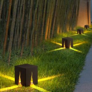 Nouvellement création conception villa lumière IP65 E14 ampoule carré <span class=keywords><strong>jardin</strong></span> led pelouse lumière - Product Image 2