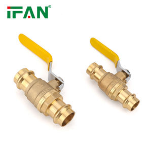 IFAN haute qualité filetage connecter presse <span class=keywords><strong>raccord</strong></span> vanne de cuisinière à gaz flexibilité utilisation 1/2 "-1" pouce PEX presse vanne à gaz - Product Image 4