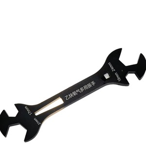 Acetylene Oxygen Cylinder Valve Wrench 1 1/4 In Single End Hex Chrome Vanadium Steel Industrial Pipe Wrench - Product Image 2