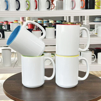 Lot de tasses à café en céramique bicolores personnalisées de 15 oz – Fournitures commerciales, vente en gros, achats en vrac, offres groupées, articles en stock