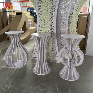 SMOOTH Nuevo Centro de Mesa Profesional Moderno, Soporte de Flores Acrílico Rectangular, Diseño de Pedestal Colorido con Espejo - Product Image 6