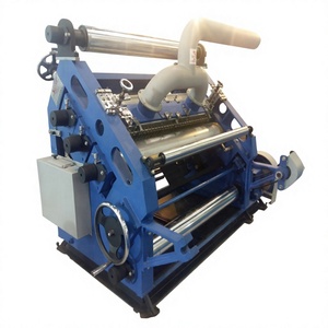BOXMAC Heavy-Duty High-Speed Semi-Automatic Fingerless Self-Loading Reel Stand Single Facer Corrugated Carton Paper Machine <b>Long</b> - Product Image 1