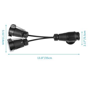 Adaptador de cable conector europeo para remolque de 13 a 7N&S EA1317, conexión de enchufe de PVC - Product Image 4