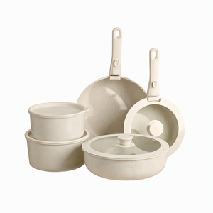 Juego de utensilios de cocina de 17 piezas <span class=keywords><strong>para</strong></span> camping y coche, transfronterizo, con olla de <span class=keywords><strong>piedra</strong></span> Maifan desmontable, tapa de vidrio antiadherente, apto <span class=keywords><strong>para</strong></span> inducción - Product Image 5