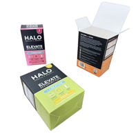 Boîtes pliantes personnalisées en carton plat en matériau écologique pour l'emballage extérieur de vitamines et de compléments naturels de marque