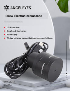 Microscope électronique couleur Angeleyes 200W avec interface USB2.0, télescope astronomique HD plein format avec prise de vue par ordinateur et téléphone portable - Product Image 5