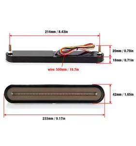 Lámpara de Freno LED de Alta Calidad para Camión y Remolque, Luz de Señalización Amarilla, Roja y Blanca de 4 Pulgadas, 12V 18W, Repuesto Estable para Averías y Emergencias - Product Image 5