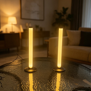 Luce Ambientale RGB Sincronizzata con la <span class=keywords><strong>Musica</strong></span>, Barra LED Intelligente a 360 Gradi, Design Moderno USB, Luci Ritmiche per Sala Giochi - Product Image 3