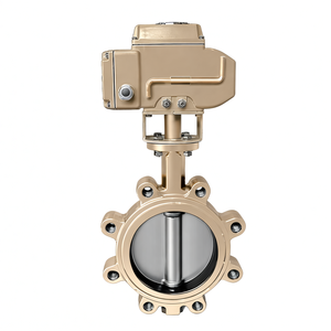 Vente de liquidation B2B Covna, VENTE FLASH, vanne papillon électrique motorisée en fonte ductile AC220V DN50, vanne électrique à commande électrique, PTFE - Product Image 5