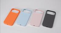 Coque de téléphone magnétique en silicone mat multi-couleurs pour iPhone 17 16 15 14 Pro Max, anti-traces de doigts et antidérapante, vente en gros
